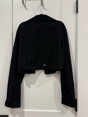 Alo Cropped Take Me Out Button Up Shirt XXS